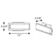 Myhouse Lighting Progress Lighting - P2781-0930K9 - LED Bath - Frame Led - Brushed Nickel
