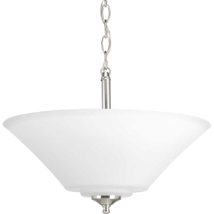 Myhouse Lighting Progress Lighting - P3864-09 - Three Light Semi-Flush Mount - Joy-Bravo - Brushed Nickel