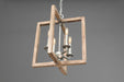 Myhouse Lighting Progress Lighting - P4760-141 - Four Light Chandelier - Turnbury - Galvanized Finish