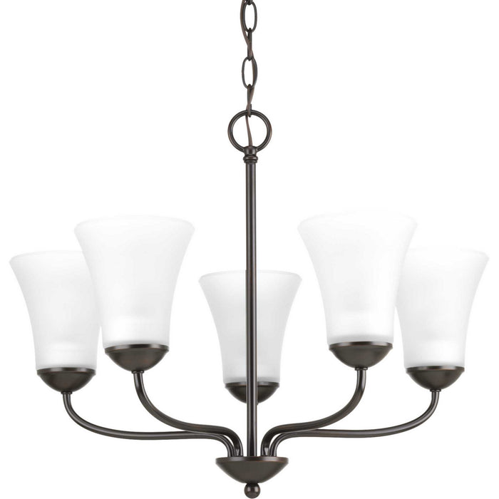 Myhouse Lighting Progress Lighting - P4770-20 - Five Light Chandelier - Classic - Antique Bronze