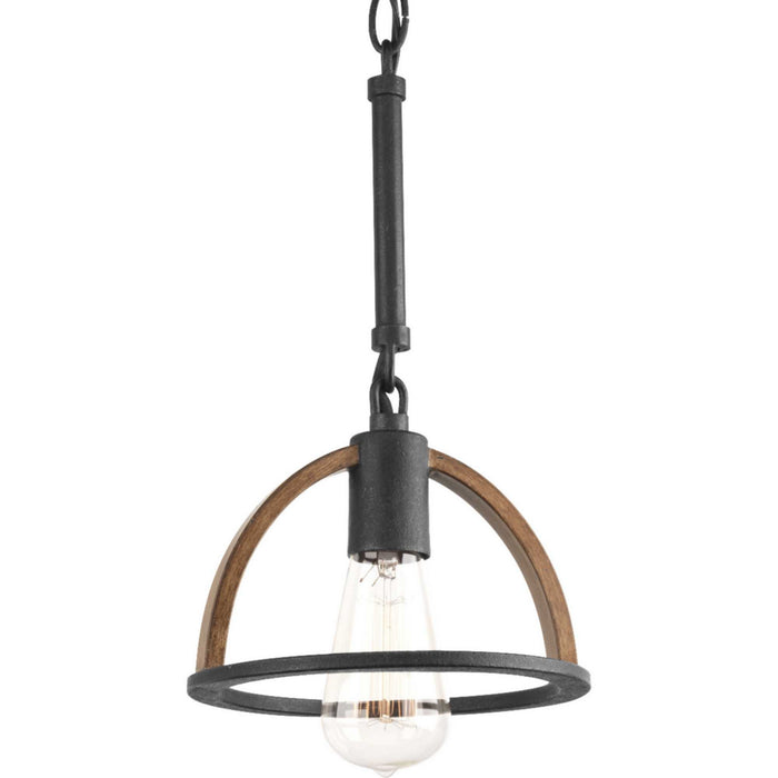 Myhouse Lighting Progress Lighting - P5315-71 - One Light Mini Pendant - Trestle - Gilded Iron