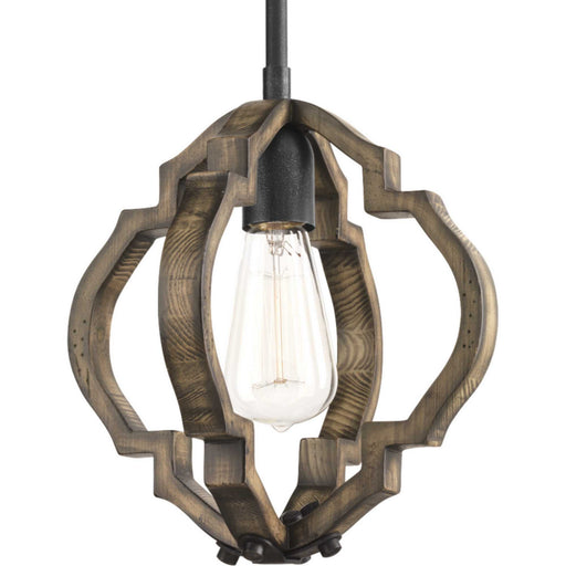 Myhouse Lighting Progress Lighting - P5318-71 - One Light Mini Pendant - Spicewood - Gilded Iron