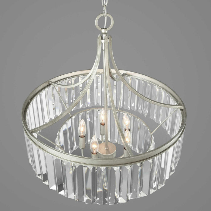 Myhouse Lighting Progress Lighting - P5321-134 - Five Light Pendant - Glimmer - Silver Ridge