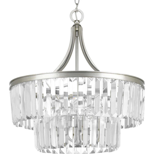 Myhouse Lighting Progress Lighting - P5321-134 - Five Light Pendant - Glimmer - Silver Ridge