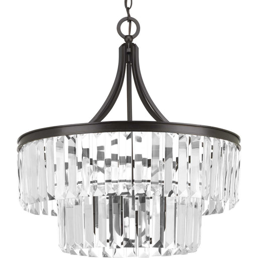 Myhouse Lighting Progress Lighting - P5321-20 - Five Light Pendant - Glimmer - Antique Bronze