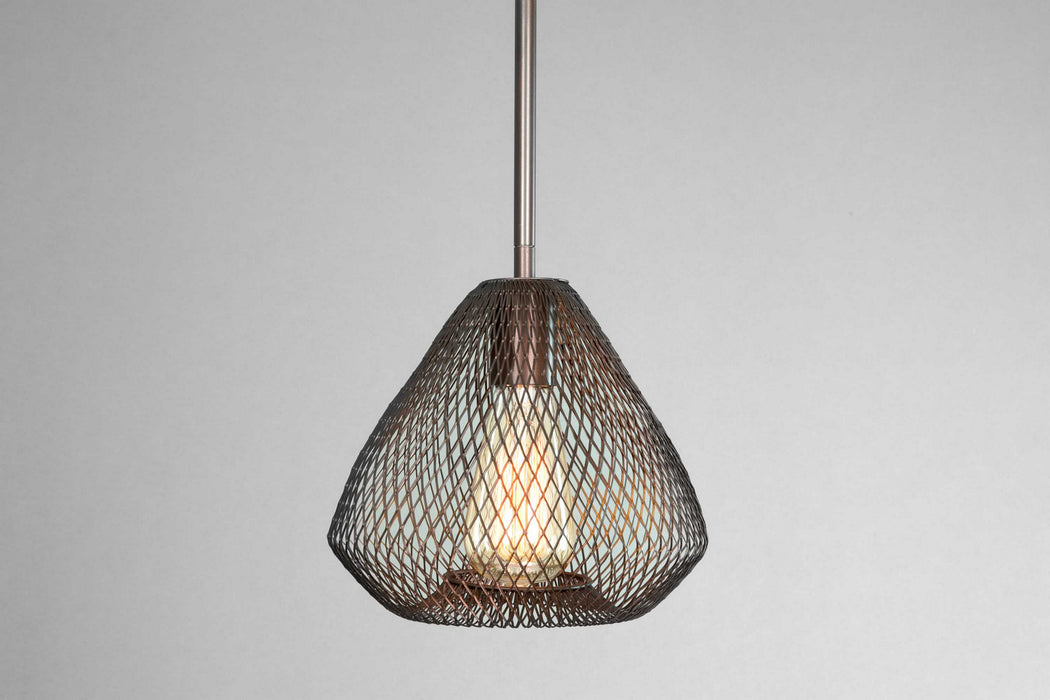 Myhouse Lighting Progress Lighting - P5337-20 - One Light Mini Pendant - Mesh - Antique Bronze