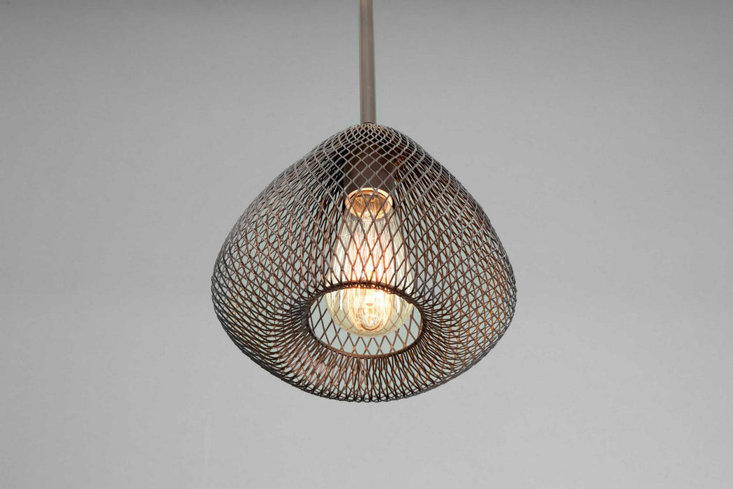 Myhouse Lighting Progress Lighting - P5337-20 - One Light Mini Pendant - Mesh - Antique Bronze