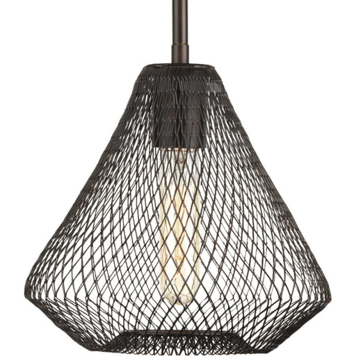 Myhouse Lighting Progress Lighting - P5338-20 - One Light Mini Pendant - Mesh - Antique Bronze