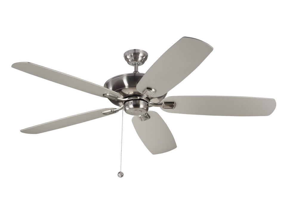 Myhouse Lighting Generation Lighting - 5CSM60BS - 60"Ceiling Fan - Colony - Brushed Steel