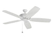 Myhouse Lighting Generation Lighting - 5CSM60RZW - 60"Ceiling Fan - Colony - Matte White