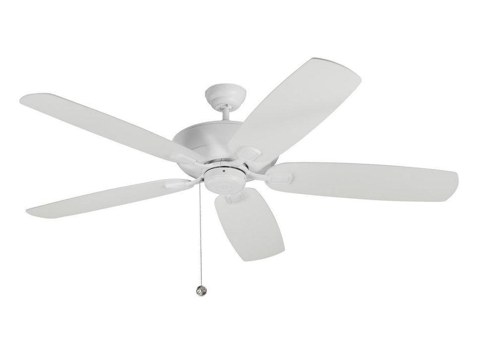 Myhouse Lighting Generation Lighting - 5CSM60RZW - 60"Ceiling Fan - Colony - Matte White