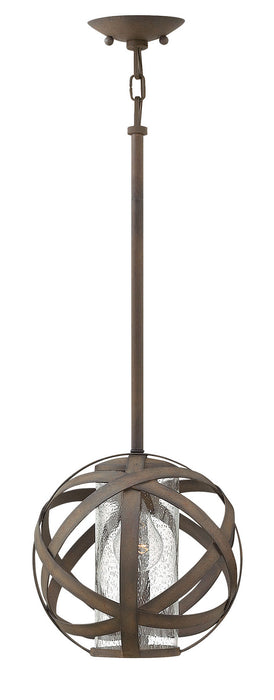 Myhouse Lighting Hinkley - 29707VI - LED Outdoor Pendant - Carson - Vintage Iron