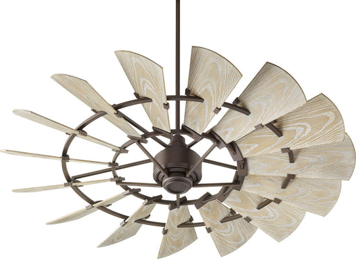 Myhouse Lighting Quorum - 196015-86 - 60"Patio Fan - Windmill - Oiled Bronze