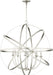 Myhouse Lighting Quorum - 6009-8-65 - Eight Light Chandelier - Celeste - Satin Nickel