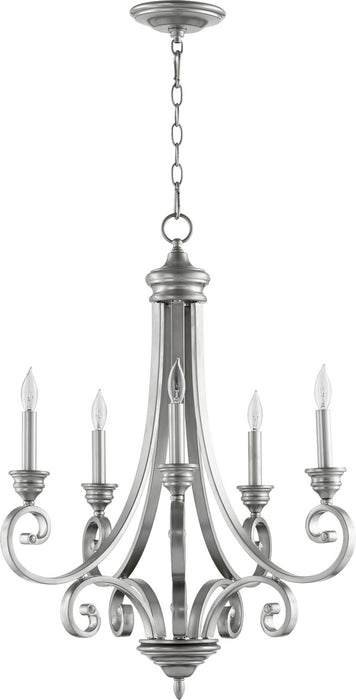 Myhouse Lighting Quorum - 6054-5-64 - Five Light Chandelier - Bryant - Classic Nickel