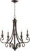 Myhouse Lighting Quorum - 6054-5-86 - Five Light Chandelier - Bryant - Oiled Bronze