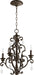 Myhouse Lighting Quorum - 6073-4-39 - Four Light Chandelier - San Miguel - Vintage Copper