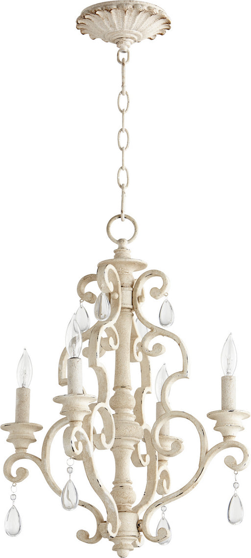 Myhouse Lighting Quorum - 6073-4-70 - Four Light Chandelier - San Miguel - Persian White