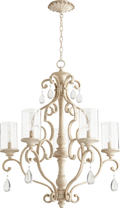 Myhouse Lighting Quorum - 6073-5-70 - Five Light Chandelier - San Miguel - Persian White