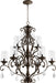 Myhouse Lighting Quorum - 6073-9-39 - Nine Light Chandelier - San Miguel - Vintage Copper