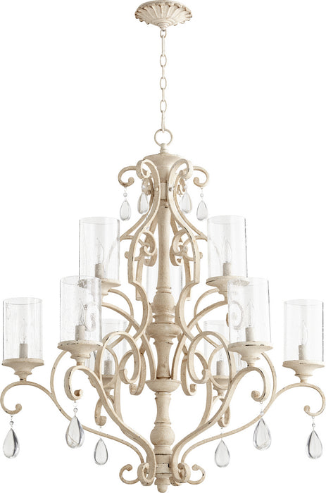 Myhouse Lighting Quorum - 6073-9-70 - Nine Light Chandelier - San Miguel - Persian White