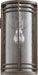 Myhouse Lighting Quorum - 7916-186 - One Light Outdoor Lantern - Larson - Oiled Bronze w/ Clear Hammered Glass