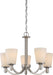 Myhouse Lighting Nuvo Lighting - 60-5825 - Five Light Chandelier - Laguna - Brushed Nickel