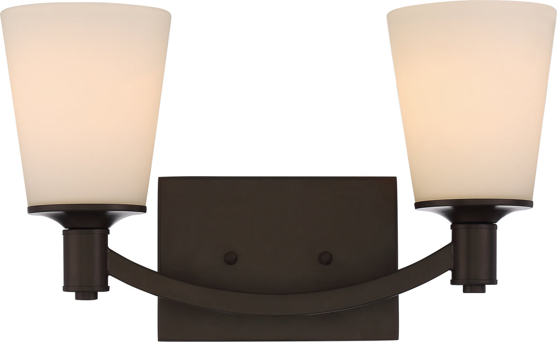 Myhouse Lighting Nuvo Lighting - 60-5922 - Two Light Vanity - Laguna - Forest Bronze