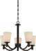 Myhouse Lighting Nuvo Lighting - 60-5925 - Five Light Chandelier - Laguna - Forest Bronze