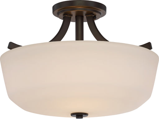 Myhouse Lighting Nuvo Lighting - 60-5926 - Two Light Semi Flush Mount - Laguna - Forest Bronze