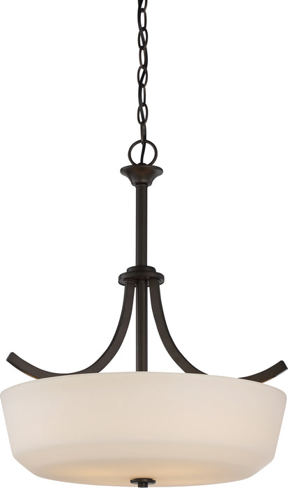 Myhouse Lighting Nuvo Lighting - 60-5927 - Four Light Pendant - Laguna - Forest Bronze