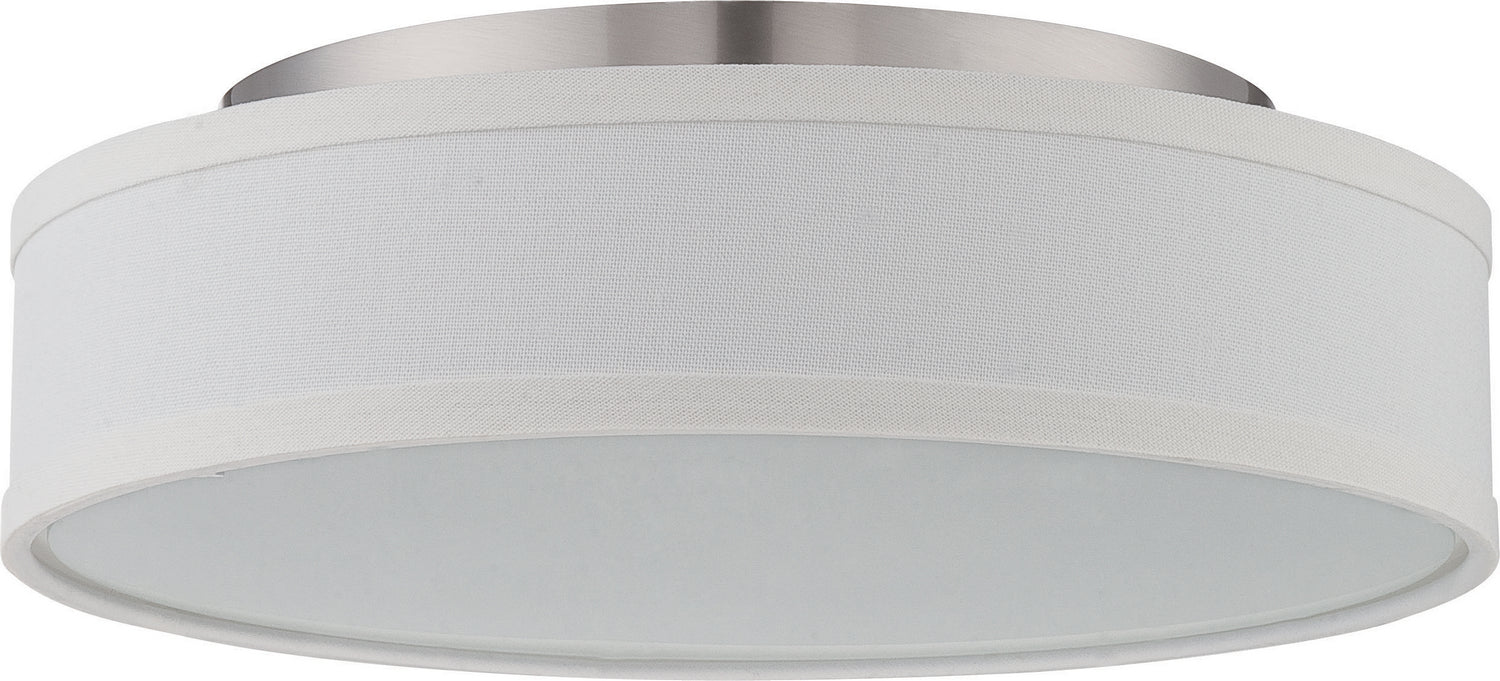 Myhouse Lighting Nuvo Lighting - 62-524 - LED Flush Mount - Heather - Brushed Nickel