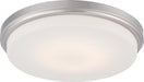 Myhouse Lighting Nuvo Lighting - 62-609 - LED Flush Mount - Dale - Brushed Nickel