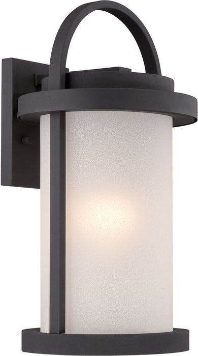 Myhouse Lighting Nuvo Lighting - 62-652 - LED Wall Sconce - Willis - Textured Black / Antique White Glass