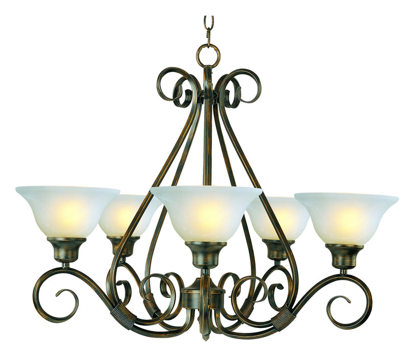 Myhouse Lighting Maxim - 2655MRKB - Five Light Chandelier - Pacific - Kentucky Bronze