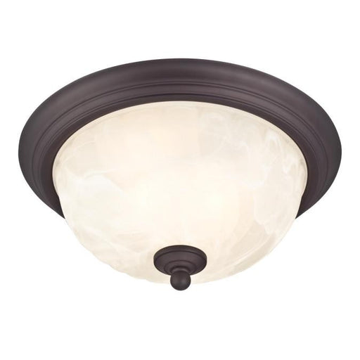 Myhouse Lighting Westinghouse Lighting - 6230900 - Two Light Flush Mount - Naveen - Oil Rubbed Bronze