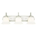 Myhouse Lighting Westinghouse Lighting - 6301500 - Three Light Wall Sconce - Harwell - Brushed Nickel