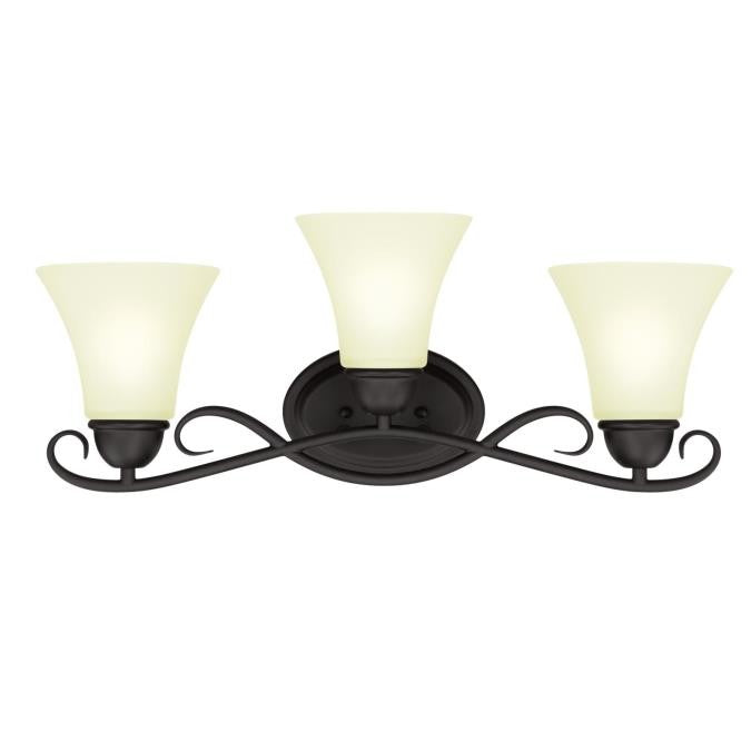 Myhouse Lighting Westinghouse Lighting - 6306900 - Three Light Wall Sconce - Dunmore - Oil Rubbed Bronze