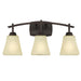 Myhouse Lighting Westinghouse Lighting - 6307500 - Three Light Wall Sconce - Midori - Oil Rubbed Bronze