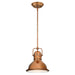 Myhouse Lighting Westinghouse Lighting - 63084A - LED Mini Pendant - Boswell - Washed Copper