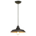 Myhouse Lighting Westinghouse Lighting - 6344700 - One Light Pendant - Iron Hill - Oil Rubbed Bronze With Highlights