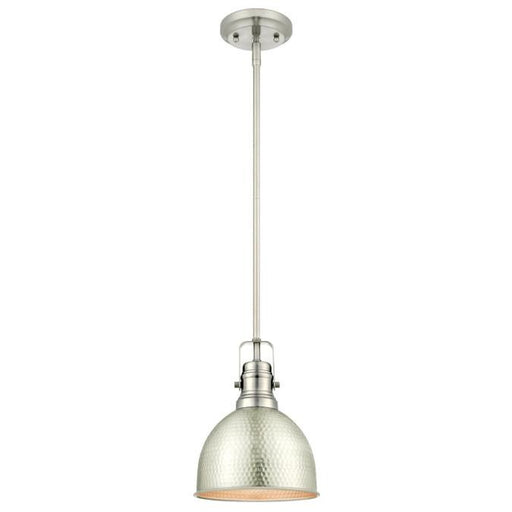 Myhouse Lighting Westinghouse Lighting - 6345500 - One Light Mini Pendant - Madras - Brushed Nickel