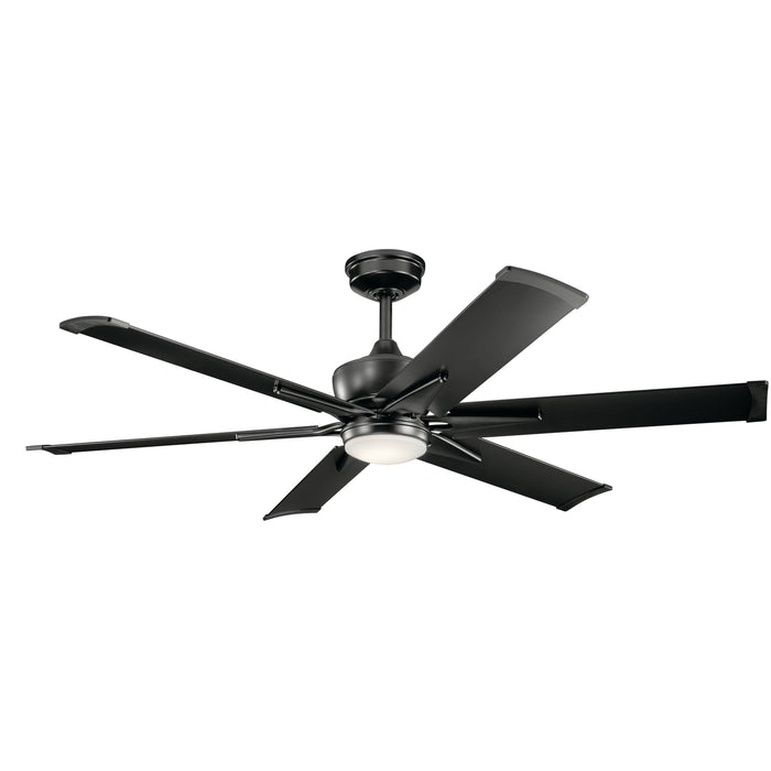 Myhouse Lighting Kichler - 300300SBK - 60"Ceiling Fan - Szeplo Patio - Satin Black