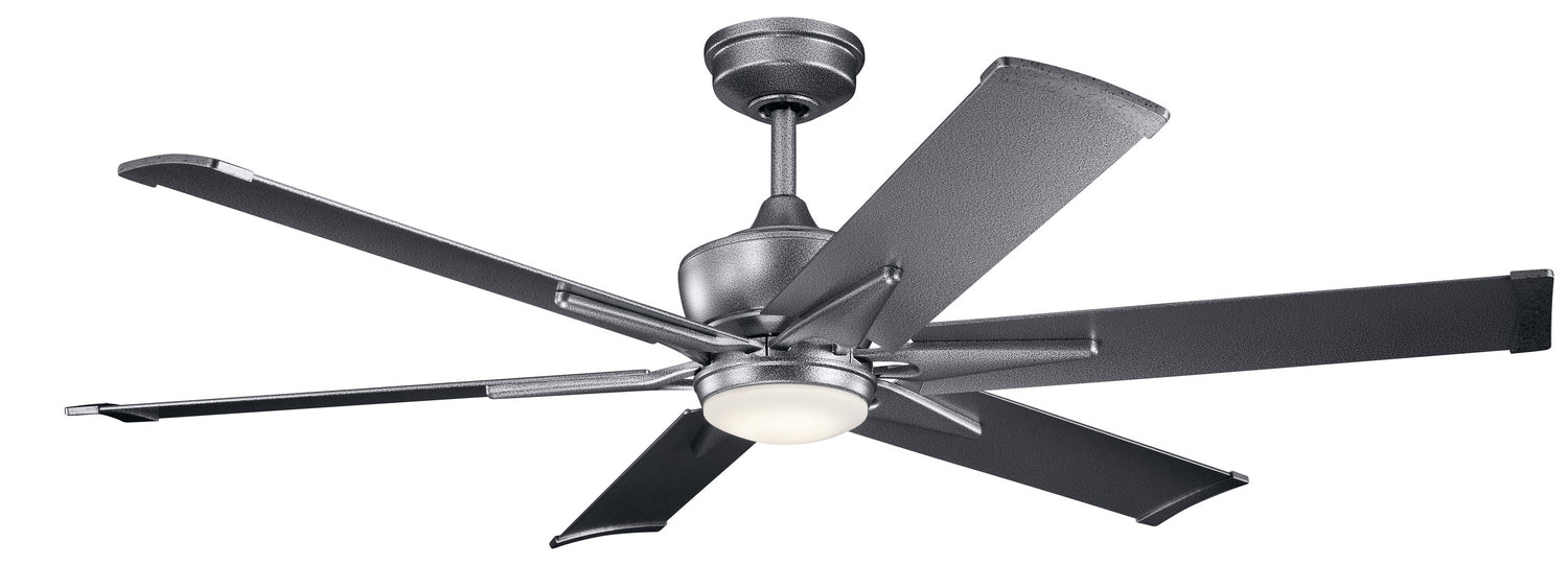 Myhouse Lighting Kichler - 300300WSP - 60"Ceiling Fan - Szeplo Patio - Weathered Steel Powder Coat