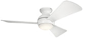 Myhouse Lighting Kichler - 330151MWH - 44"Ceiling Fan - Sola - Matte White