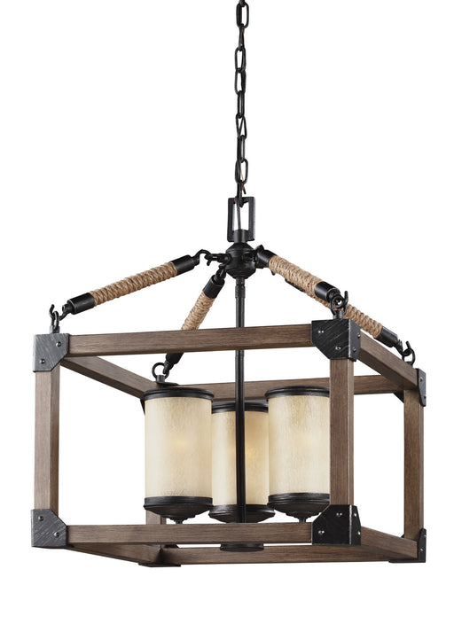 Myhouse Lighting Generation Lighting - 3113303EN3-846 - Three Light Chandelier - Dunning - Stardust