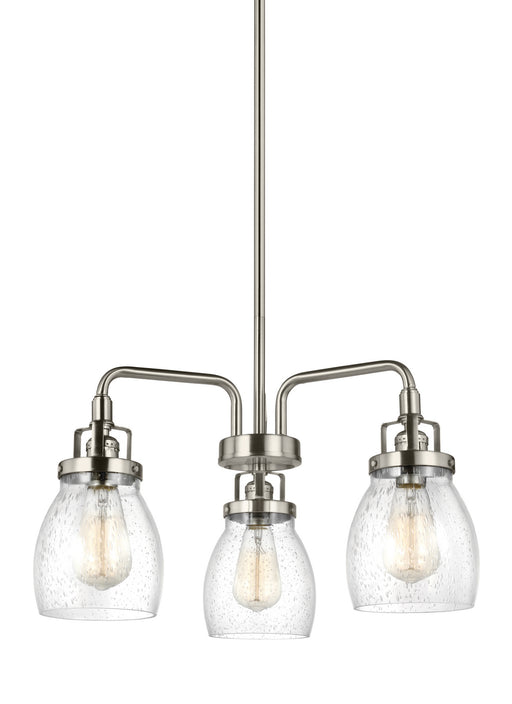 Myhouse Lighting Generation Lighting - 3114503-962 - Three Light Chandelier - Belton - Brushed Nickel