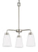 Myhouse Lighting Generation Lighting - 3115203EN3-962 - Three Light Chandelier - Kerrville - Brushed Nickel