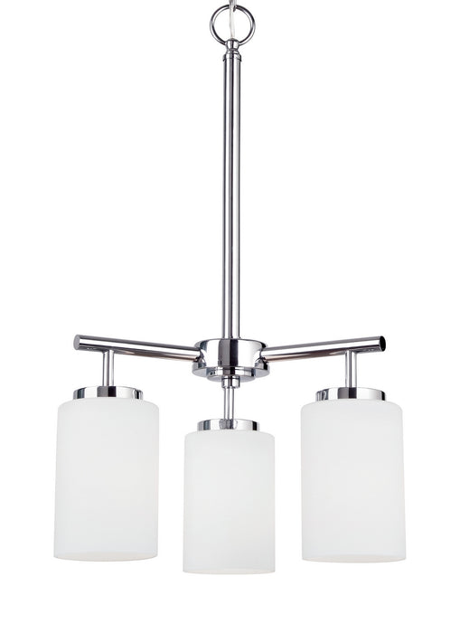 Myhouse Lighting Generation Lighting - 31160EN3-05 - Three Light Chandelier - Oslo - Chrome