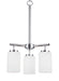 Myhouse Lighting Generation Lighting - 31160EN3-05 - Three Light Chandelier - Oslo - Chrome